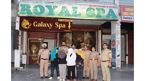 Police raid at Royal Spa Massage Centre