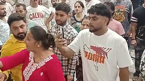 visuals from the dispute
