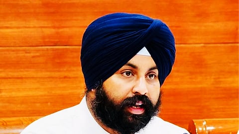 Local Government Minister Harjot Singh Bains