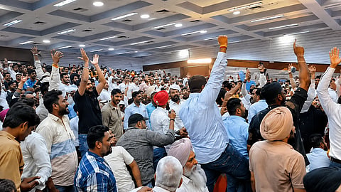 Raja Warring’s event witnesses protests in Ludhiana