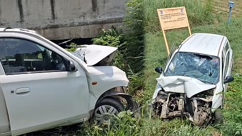 Visuals after the accident