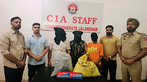 Recovered 34.5 kg hash and 3 arrested