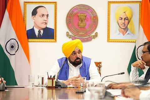 CM Mann urges massive awareness drive to curb stubble burning in Punjab