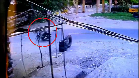 Visuals from the CCTV