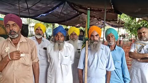 Deceased’s family members and villagers