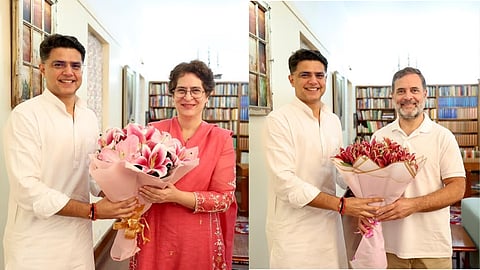 Sachin Pilot meets Rahul, Priyanka after Punjab appointment