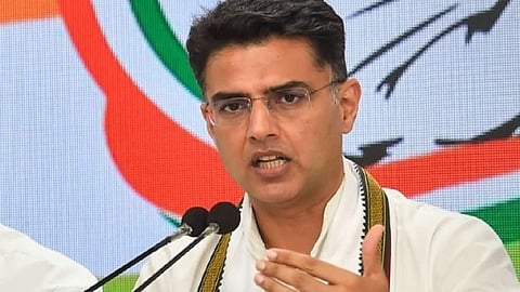 Sachin Pilot leads Punjab congress protest