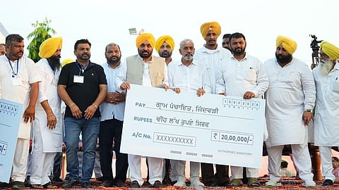 Cheques of ₹20 lakh each to six panchayats