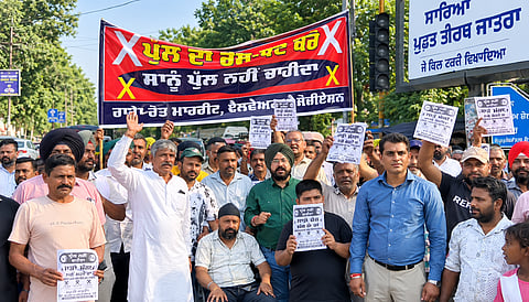 Why are Garha shopkeepers opposing the proposed ROB? 