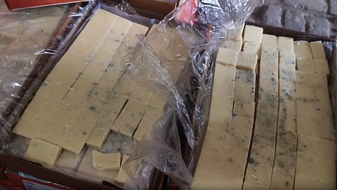Mouldy khoya barfi