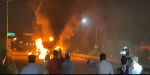 LPU protest turns violent
