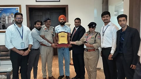 Gurindervir Singh received a warm welcome 