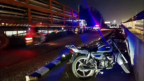 Visuals from the accident