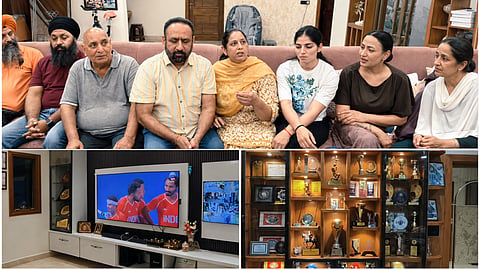Mandeep Singh’s family celebrates as India men's hockey team win 