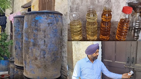 Barnala raid: 1,000 litres of suspected adulterated oil seized, stock sealed
