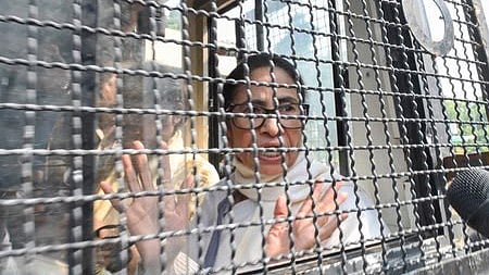 Mamata Banerjee detained during Delhi protest over CEC