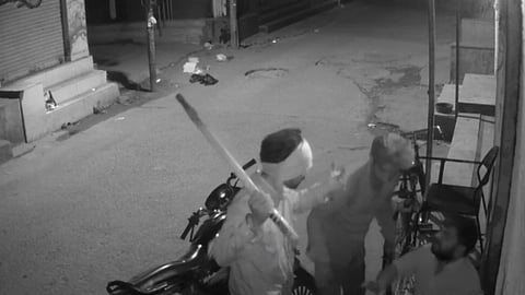 Motorcycle-borne robbers attack sleeping watchman