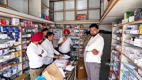Jalandhar medical store raid