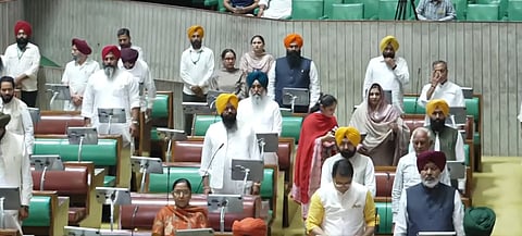 Punjab Assembly Session adjourned within 10 minutes 