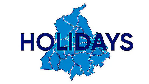 Is it a long weekend in Punjab this week?