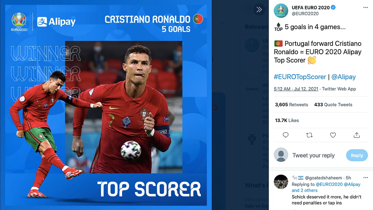 top goal scorers of euro 2020