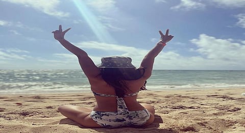 Vacation mode: Kim Sharma holidays with best person' Leander Paes