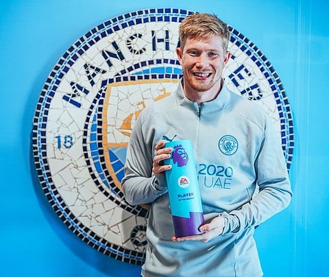 Manchester City's De Bruyne named 2021-22 Premier League player of the season