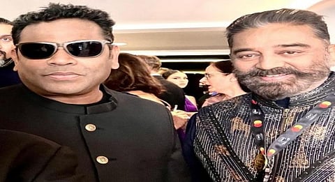 Cannes Film Fest 2022: AR Rahman is all smiles posing with Kamal Haasan