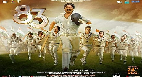 '83' pads up for television premiere, ditches the OTT route