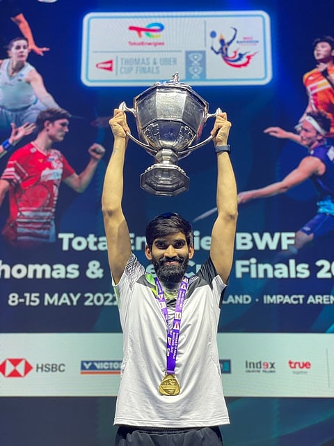 Our Thomas Cup title triumph all about pure resilience and mental strength: Kidambi Srikanth