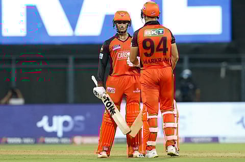 IPL 2022: Abhishek, Markram fifties; Shashank's late blitz power Hyderabad to 195/6 against Gujarat (Ld)