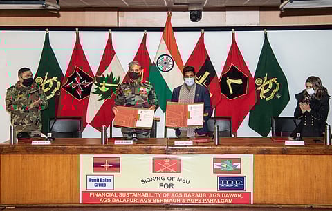 MoU signed for 'financial sustainability' of Army Goodwill Schools in Kashmir