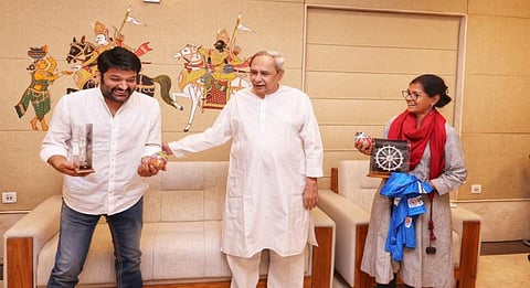 Kapil Sharma, Nandita Das call on Odisha CM Naveen Patnaik