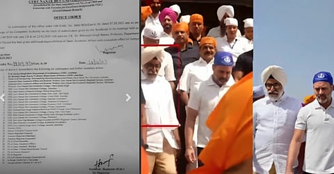 GNDU Dean Prof. Sarbjot Singh Bahl sacked for 'meeting & greeting' Rahul Gandhi in Amritsar