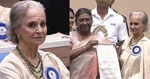 Waheeda Rehman receives Dadasaheb Phalke Award: 'Want people to remember me as good human being'