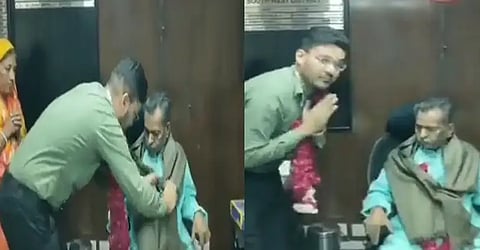 IAS Lakshya Singhal Video: South West Delhi's DM under fire for folding hands & offering official chair to priest