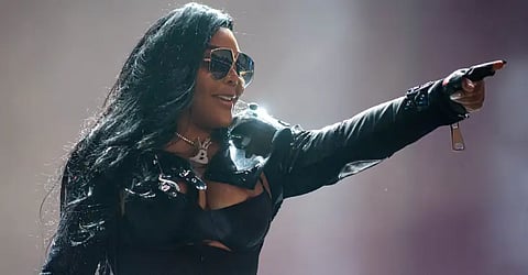 Lil Kim Video: American rapper slammed for stripping & throwing undergarment at fans