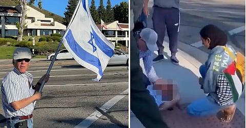 Paul Kessler Video: Elderly Jewish man dies on spot after altercation with Pro-Palestine protestors