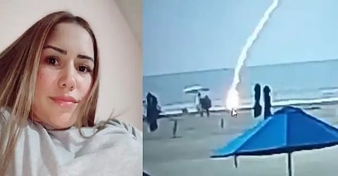 Froilanis Maireth Rivas Roman Video: 34-year-old woman dies after lightning strikes on Columbia Beach