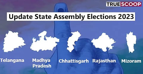 Assembly Election Results 2023: Congress leading in Telangana, close fight with BJP in Chhattisgarh & MP