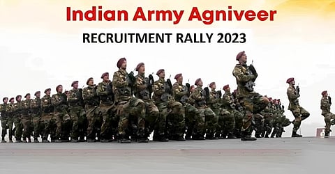 Army Agniveer recruitment rally from Dec 12 to 20