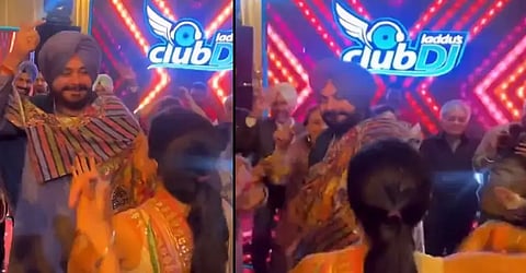 Navjot Singh Sidhu dances to viral Animal song at his son's wedding; Video Viral