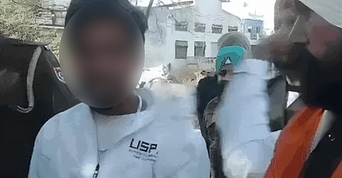 AAP LudhianaMLA on camera slaps young man accused of drug use