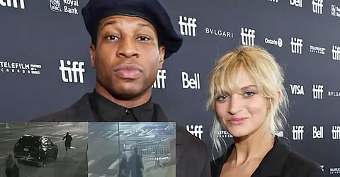 Jonathan Majors Video: Avenger actor seen running away from girlfriend after fight, Watch