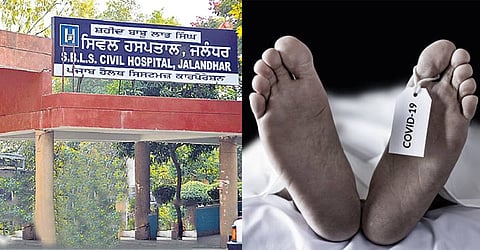 Elderly  COVID patient dies in Jalandhar; Health department on high alert