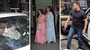 Arbaaz-Shura Khan wedding, couple arrive at Arpita Khan's  house