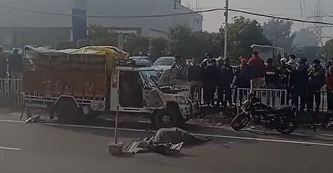 Man dies in severe accident due to heavy fog on Jalandhar-Ludhiana Highway