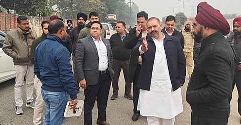  Sushil Rinku  pushes for additional attachment at PAP chowk to ease out traffic from Jalandhar city to Amritsar 