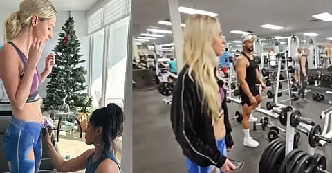 Natalie Reynolds Video: Kick streamer slammed for entering gym 'only' in body paint
