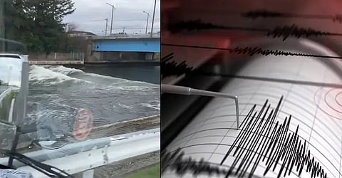 Japan hit by massive 7.2 magnitude earthquake; Tsunami waves observed in viral video